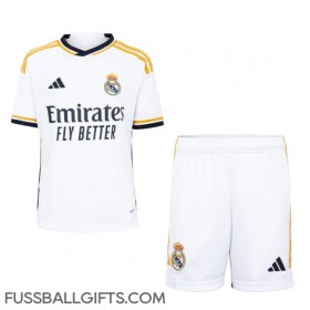 Real Madrid Fußballbekleidung Heimtrikot Kinder 2023-24 Kurzarm (+ kurze hosen)